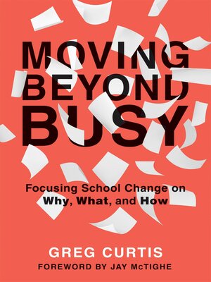 cover image of Moving Beyond Busy